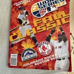 2007 World Series Program - Colorado Rockies vs. Boston Red Sox